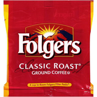 Folgers Coffee - Room Service REGULAR - 200/0.60oz Filter Pack - 4 Cup - Coffee Wholesale USA