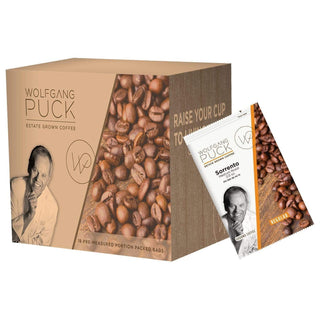 Wolfgang Puck Coffee - 2oz Pillow Packs - Colombian Sorrento - 18 count box