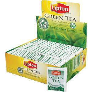 Lipton Tea Bags - Green Tea - 100ct Box - Coffee Wholesale USA