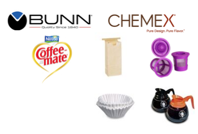 Bunn and Chemex products available